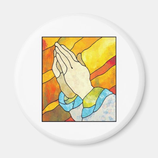 Aimant Mains de prière (Devant)