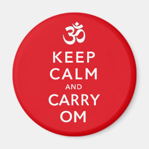 Aimant Maintenez calme et portez le moral de motivation