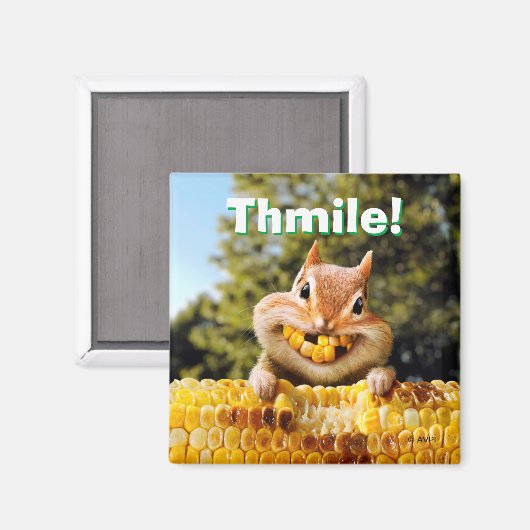 Aimant Maïs de Chipmunk (Recto/Verso)