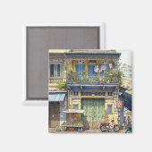 Aimant Maison à Ho Chi Minh Ville (Recto/Verso)