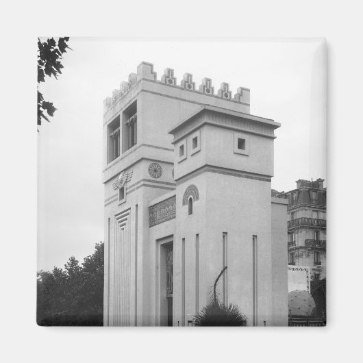Aimant Maison assyrienne, Exposition universelle, Paris (Devant)