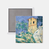 Aimant Maison aux murs craqués Paul Cezanne Post Imp (Recto/Verso)