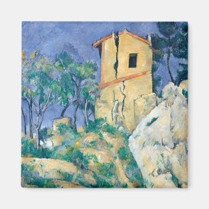 Aimant Maison aux murs craqués Paul Cezanne Post Imp