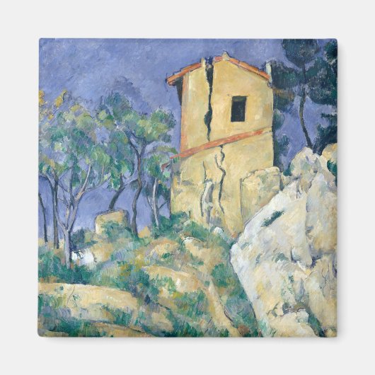 Aimant Maison aux murs craqués Paul Cezanne Post Imp (Devant)