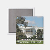 Aimant Maison Blanche, Washington DC (Recto/Verso)