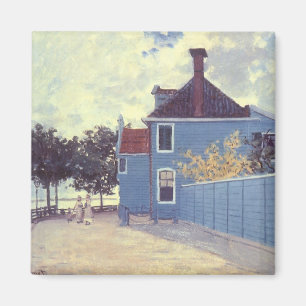 Aimant Maison bleue à Zaandam par Claude Monet
