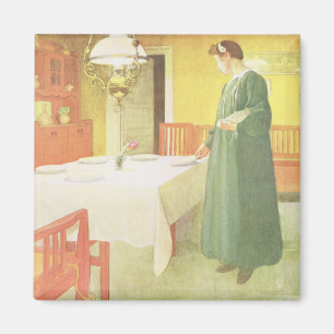 Aimant Maison de l'école, Salle à manger scène, pub. en '