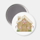 Aimant Maison de pain d'épices (Recto/Verso)