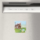 Aimant Maison de pain d'épices (In Situ (Lave-vaisselle))