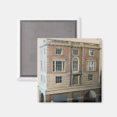 Aimant Maison de poupée anglaise avec balcon (Recto/Verso)