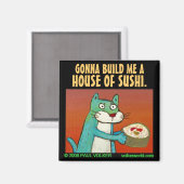 AIMANT MAISON DE SUSHI. $3.00 (Recto/Verso)