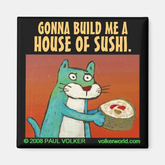 AIMANT MAISON DE SUSHI. $3.00 (Devant)