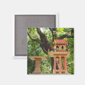 Aimant maison des esprits traditionnelle de Thaïlande (Recto/Verso)
