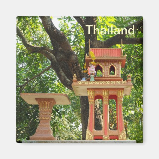 Aimant maison des esprits traditionnelle de Thaïlande (Devant)