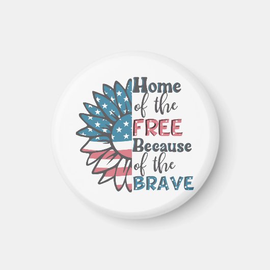 Aimant Maison des libres à cause de la 4 juillet courageu (Devant)