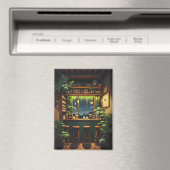 Aimant Maison du café de Tokyo (In Situ (Lave-vaisselle))