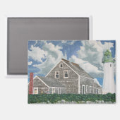 Aimant Maison du gardien de phare de Scituate (Recto/Verso)