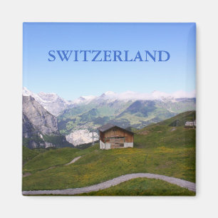 Aimant Maison et alpes suisses
