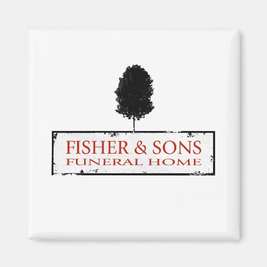 Aimant Maison funéraire Fisher & Sons (Devant)