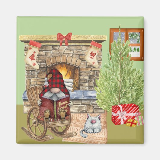 Aimant Maison Gnome (Devant)