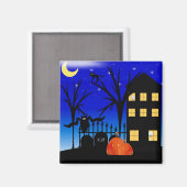 Aimant Maison Halloween (Recto/Verso)