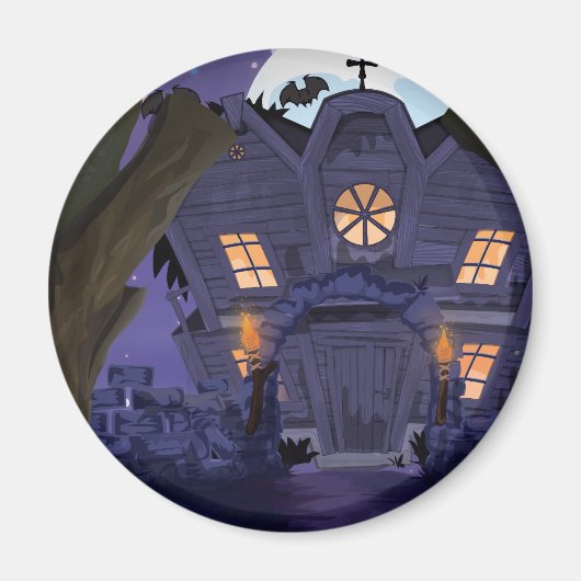 Aimant maison hantée (Devant)