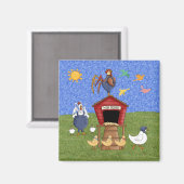 Aimant Maison Hen (Recto/Verso)