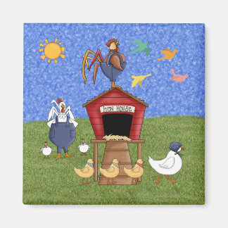 Aimant Maison Hen
