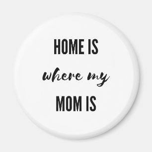 Aimant MAISON où ma MÈRE