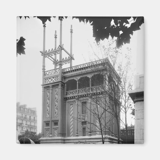 Aimant Maison phénicienne, Exposition universelle, Paris (Devant)