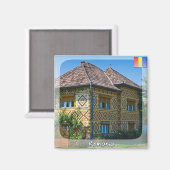 Aimant Maison roumaine (Recto/Verso)