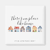 Aimant Maison tendance personnalisée Promo immobilier (Devant)