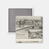 Aimant Maison Winnipiseogee, Maison Lakeside (Recto/Verso)