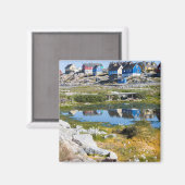 Aimant Maisons au Groenland (Recto/Verso)