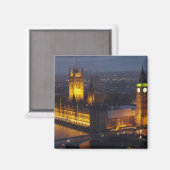 Aimant Maisons du Parlement, Big Ben, Westminster (Recto/Verso)