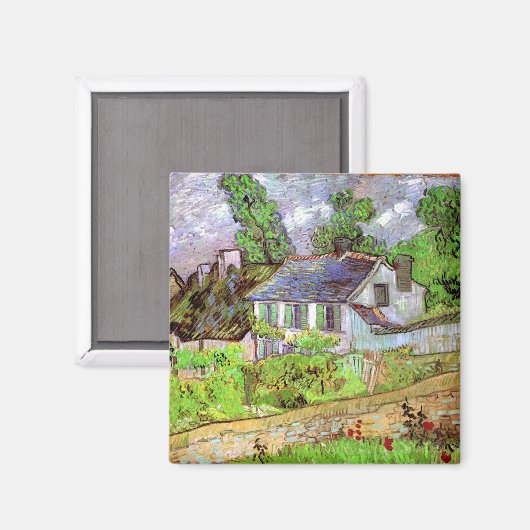 Aimant Maisons en Auvers, Vincent van Gogh (Recto/Verso)