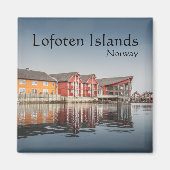 Aimant Maisons traditionnelles norvégiennes (Devant)