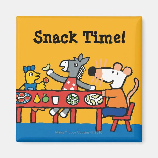 Aimant Maisy and Friends Preschool Snack Time (Devant)