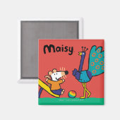 Aimant Maisy sur le terrain de jeu avec les amis (Recto/Verso)