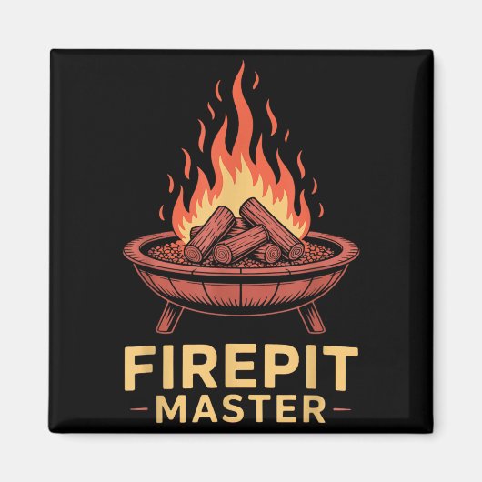 Aimant Maître de brasero Camping Feu de camp Camper Foyer (Devant)