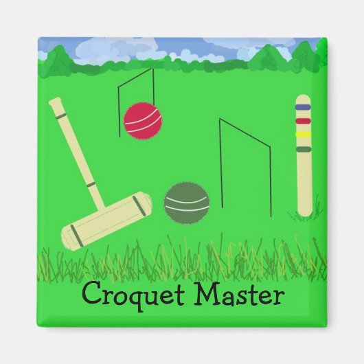 Aimant Maître de Croquet (Devant)