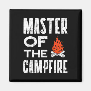Aimant Maître de la chemise de camping de papa campeur de