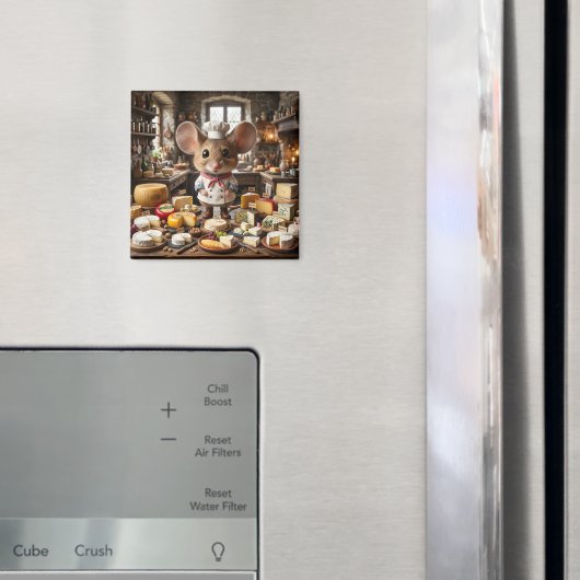 Aimant Maître Fromager Souris (In situ (réfrigérateur))