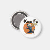 Aimant Maître Kung Fu Meow (Recto/Verso)