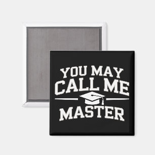 Aimant Maîtrise drôle MBA Éducation Diplôme