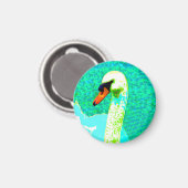 Aimant Majestic White Swan Head v (Recto/Verso)