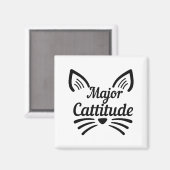 Aimant Major Cattitude (Recto/Verso)