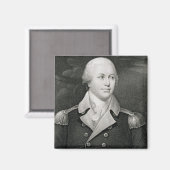 Aimant Major General Nathaniel Greene (1742-86), engravé (Recto/Verso)