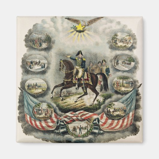 Aimant Major général William Henry Harrison, vers 1813 (Devant)