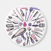 Aimant Makeup circle design (Devant)